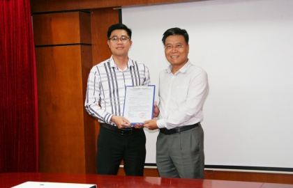 DMC trao quyết định bổ nhiệm Kế toán trưởng Chi nhánh DMC-ITS
